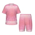thumbnail image 1 of Balery Sparkly Glitter Conjunto de Pijama Infantil de Manga Corta con Estampado – Ropa de Dormir de Algodón Suave-Small, 1 of 6