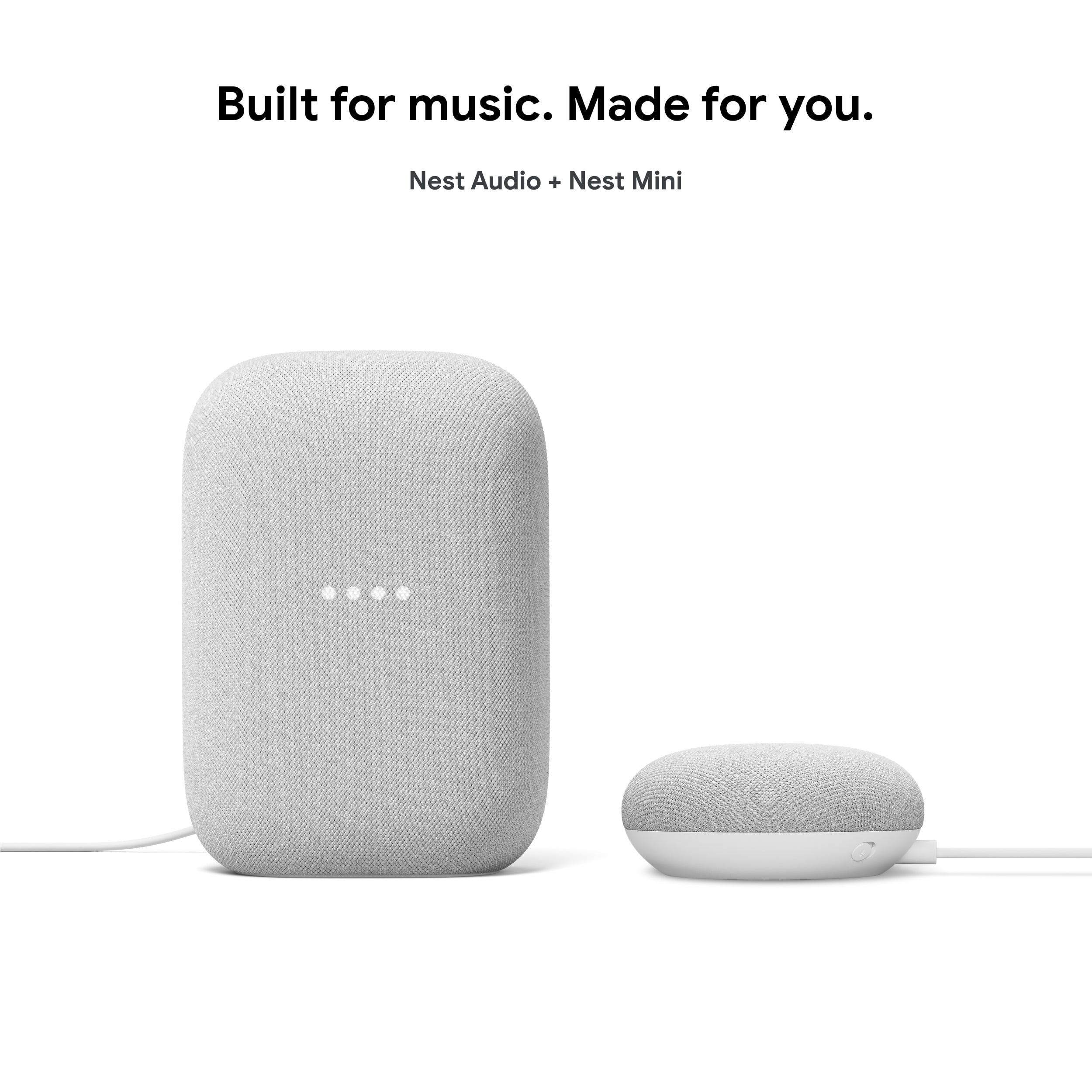 Smart Speaker Google Nest Audio Chalk – Albagame