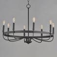 thumbnail image 2 of 14498BK Maxim Lighting Frankie - 8 Light Chandelier-22.25 Inches Tall and 29 Inches Wide-Black Finish, 2 of 5