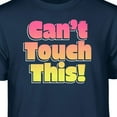 thumbnail image 1 of Teelocity Can't Touch This Graphic T-Shirt (Medium - Standard Fit, Charcoal Heather), 1 of 10