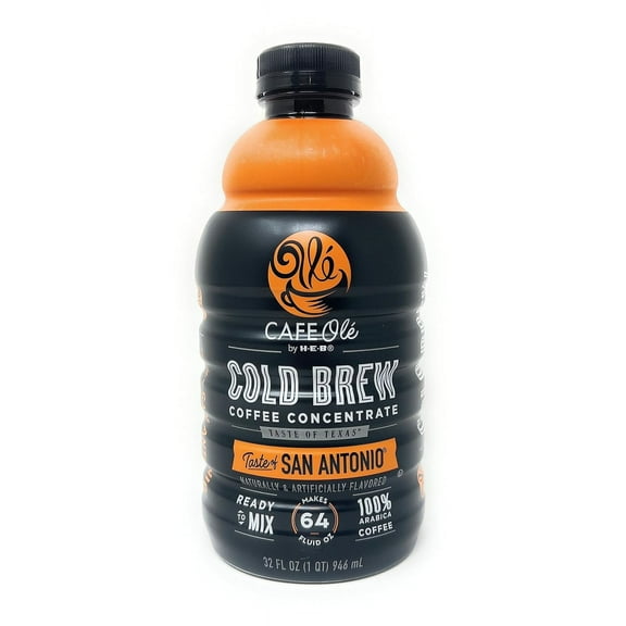 2pcs by H‑E‑B Taste Of San Antonio Cold Brew Concentrate - 32oz - cinnamon, chocolate & vanilla flavored
