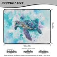 thumbnail image 7 of XYZCANDO Blue Sea Turtle Car Trunk Mat 29" x 39", Waterproof Cargo Liner with Non-Slip Backing,Stitched Edge Rear Trunk Protector for Cars, SUVs and Trucks, 7 of 7