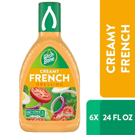 Wish-Bone Creamy French Dressing, 6 - 24 FL OZ Bottles