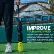 Aero Swing Baseball & Softball Swing Trainer, Bat Swing Air Resistance, Baseball and Softball Training Tool, Batting Aid for Speed and Accuracy.