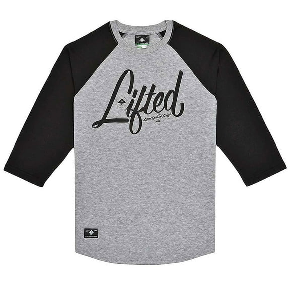 Lrg RC Three Quarter Sleeve Raglan Baseball T-Shirt Black