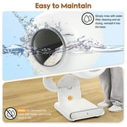 Self Cleaning Cat Litter Box, 115L Automatic Litter Box w/ Liner, 10 Sensor Protection for Multi Cat, Dual APP+ Panel Control,Odor Removal,Litter Box
