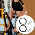 thumbnail image 4 of Cable de extensión de gimnasio con cuerda de acero para máquina de extensiones de piernas LAT Pulldown 2 piezas, 4 of 8