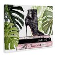 thumbnail image 2 of Stupell Industries Tropical Chic Studded Fashion Boots Monstera Palms Glam Magazine Canvas Art, 40 x 30, by Jennifer Paxton Parker, 2 of 7