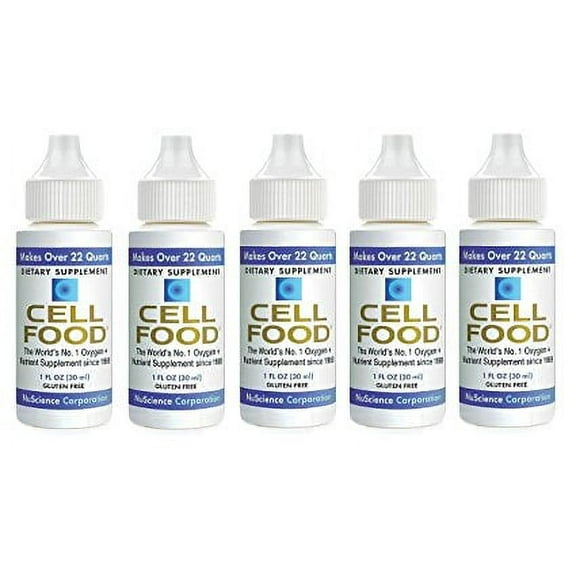 5 x Cellfood Liquid Concentrate 1 fl oz