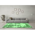 thumbnail image 3 of Ahgly Company Indoor Rectangle Abstract Emerald Green Modern Area Rugs, 2' x 3', 3 of 4