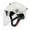 milk white, variant on Motorcycle Open Face Helmet With Dual Visor Sun Shield, Lightweight And Ventilation Half Helmet, Adjustable Quick Release Buckle, Motorbike Scooter Accessories