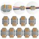 thumbnail image 1 of Juego de conectores de cables compactos para un cableado sencillo, conectores eléctricos con tuerca de palanca de 3 polos, paquete de 9, 1 of 4