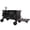 Black+ Gray1, variant on Pioneer & Pine Multi-Functional Push-Pull Folding Wagon Cart with Rotating Handle & 360° All-Terrain Wheels –