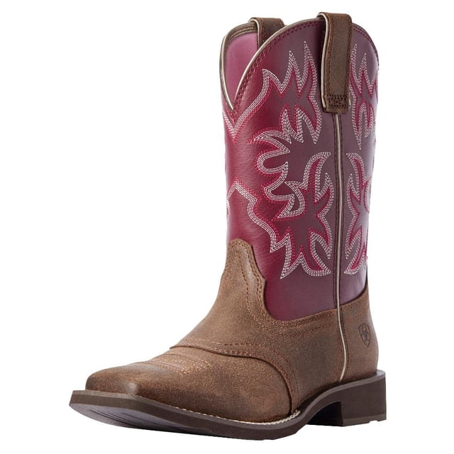 Ariat Delilah Western Boot Java/Borgoña 8 para mujer