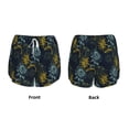 thumbnail image 3 of Balery Sunflowers Pattern Women's Running Shorts with Liner 2 Pockets Elastic Workout Athletic Gym Yoga Shorts-Large, 3 of 7