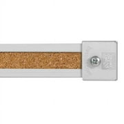 Best-Rite Map Rail,Cork,48 In Wide,PK7 522D