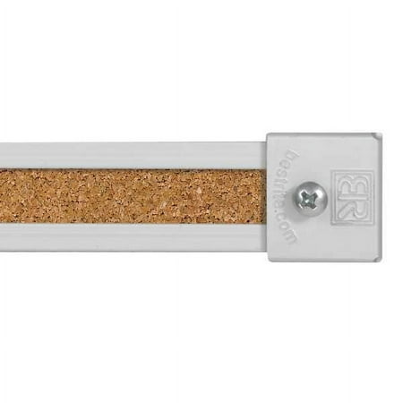 Best-Rite Map Rail,Cork,48 In Wide,PK7 522D