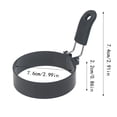 thumbnail image 3 of 4 Types Stainless Steel Frying Egg Breakfast Egg Pancake Maker With Scald Handle Egg Rings Nonstick Pancake, 3 of 4