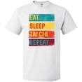 thumbnail image 3 of Inktastic Martial Arts Eat Sleep Tai Chi Repeat T-Shirt, 3 of 5