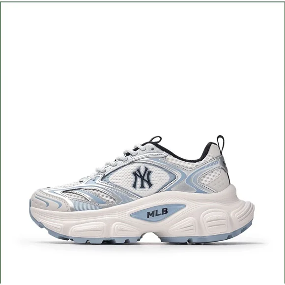 MLB Gagnant Chunky New York Yankees Bleu Chaussures de Course Unisexes