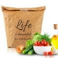 thumbnail image 4 of Bolsa de almacenamiento de silicona, bolsa de almuerzo de papel kraft, bolsa aislada, rendimiento sólido, 4 of 11
