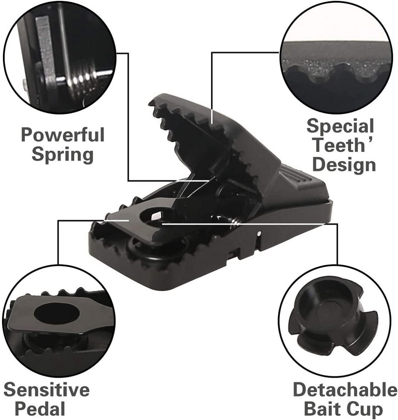 Mouse trap, household mouse trap, small indoor mouse trap, fast, effective, hygienic and safe mouse trap