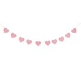 thumbnail image 1 of banderas banderas para de fotografía, banderines de fieltro, decoración para colgar , bricolaje Rosado perfecl Banderas del corazón, 1 of 8