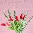 thumbnail image 3 of Tulipanes artificiales de tacto real, tulipanes multicolores, tulipanes holandeses artificiales para boda, fiesta, oficina, hogar, cocina, decoración, 20 piezas, 3 of 5