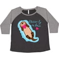 thumbnail image 3 of Inktastic Otter-ly in Love-otter with heart Women's Plus Size T-Shirt, 3 of 5