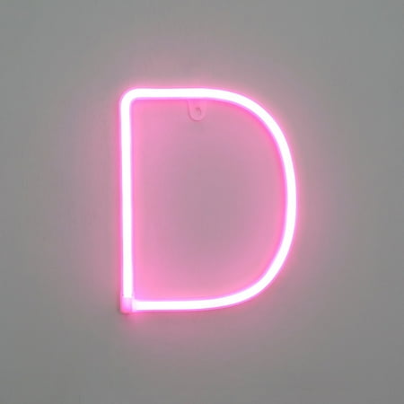 

WEPRO LED Letter Lights Light Up Letters Standing Hanging Warm Pink Light
