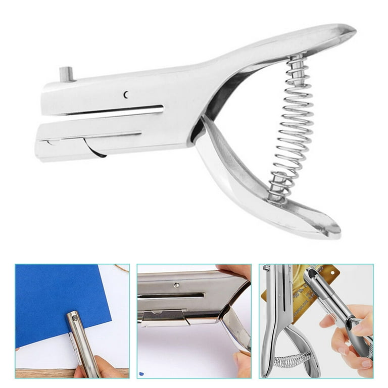 Hole Punch Hole Puncher Cardboard Round Art Project Portable Hand Press  Paper 3mm/6mm Plier Card Making Heavy Duty Paper Punches Paper Cut Hole 3mm  