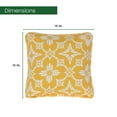 thumbnail image 2 of Hanover Floral Indoor/Outdoor Throw Pillow, Decorative, Set of 2, Yellow- HANTPFLOR-YEL, 2 of 4