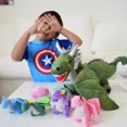 thumbnail image 4 of Set de peluche Karister Green Dragon con 4 bebés y 2 huevos para niños, 4 of 9