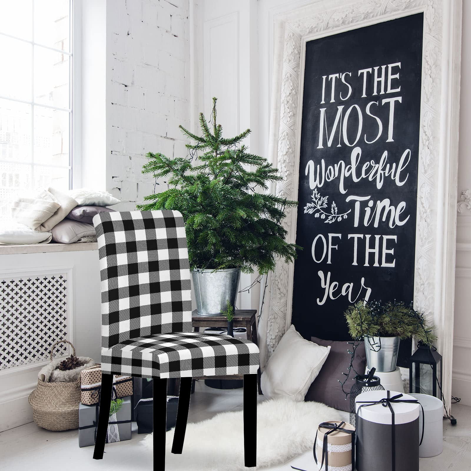 Buffalo plaid chair walmart hotsell