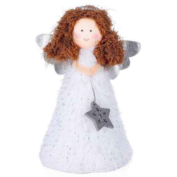 ToyKAKA Christmas Angel Tree Topper, Lovely Xmas Treetop Decoration for Festive Holiday Decor