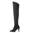 thumbnail image 2 of Dream Pairs Women's Over-the-Knee Heeled Boots Pointed-Toe Long Sexy, 2 of 5