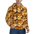 thumbnail image 2 of Wukai Desert Camouflage Print Men Hoodies Fleece Sweatshirts Long Sleeve Sweaters Pullover Fall Outfits Winter Clothes-Large, 2 of 7