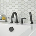 thumbnail image 4 of American Standard T353901.243 Townsend Roman Bathtub Faucet with Hand Shower, Matte Black, 4 of 4