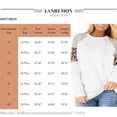thumbnail image 2 of Plus Size Tops for Women Long Sleeve Crewneck Fall Tshirt Shirts Striped Print Fashion Tunic Blouse Tee for Woman Clothing, 2 of 5