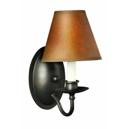 Uptown Collection 1-Light Rust Wall Sconce