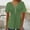 A_Army Green Pleated Tops Henley Shirts, variant on Ladies Pleated Tops Henley Shirts Classic Solid Peplum Shirts Button Up V Neck Tops Bundle Slim Fit Flowy Casual Blouse Summer Basic Raglan Sleeve Short Sleeve Basic Tees Fashion Army Green 4