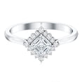 thumbnail image 4 of Rosec Jewels Lab Grown Diamond Engagement Ring for Women - 0.7 Ct - Asscher Cut Diamond Ring - EF-VS Grade - with Jewelry Box, 925 Sterling Silver, US 4.00, 4 of 8
