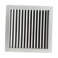 thumbnail image 3 of Rejilla de ventilación de aire, rejillas de barra lineal, salida de aire cuadrada, Deflector de ventilación de aire duradero, dirección para pared de 30cmx30cm, 3 of 8