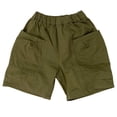 thumbnail image 4 of Zpanxa Girls Cargo Shorts Nylon Spandex Solid Color Workwear Style with Pockets Lightweight Loose Fit 3 Years, 4 of 7
