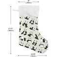 thumbnail image 4 of Coolnut Christmas Stockings Family Holiday Party Personalized Gift Panda Animal Pattern Christmas Stockings Christmas Decorations Mantel Decor, 17.71"x12.20" 1PCS, 4 of 7