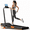 black, variant on 15% Incline Walking Pad with Handle Bar, 2.5HP Under Desk Treadmill 0.6-6.2MPH for Home Office, 300 LBS Weight Capacity