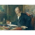 thumbnail image 2 of Susanne Renate Granitsch 24x19 Black Ornate Framed Double Matted Museum Art Print Titled: The Painter Karl Karger (1913), 2 of 5