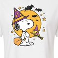 thumbnail image 3 of Peanuts - Snoopy Woodstock Witchcraft - Juniors Cropped Cotton Blend T-Shirt, 3 of 6