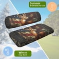thumbnail image 6 of Yuyamidu Camo Hunting Deer Golf Cart Seat Covers American Flag Golf Cart Seat Cushion for Club Car Seats Covers, Universal Fit, 6 of 8