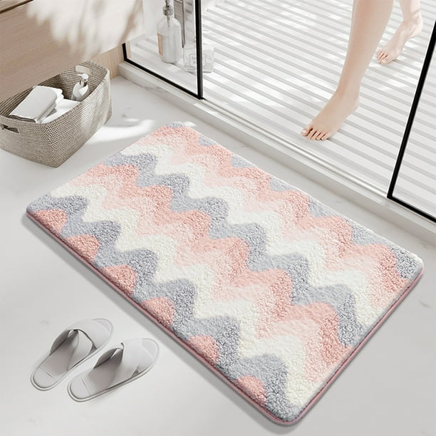 Alfombras de baño, tapete de baño, alfombra de área, alfombras para sala de estar, alfombra de baño, tapete antideslizante, tapete absorbente, tapete de entrada, tapete antideslizante, alfombra de dor